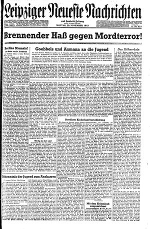 Leipziger neueste Nachrichten und Handelszeitung  vom 29.11.1943