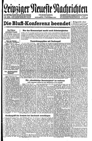 Leipziger neueste Nachrichten und Handelszeitung  vom 04.12.1943