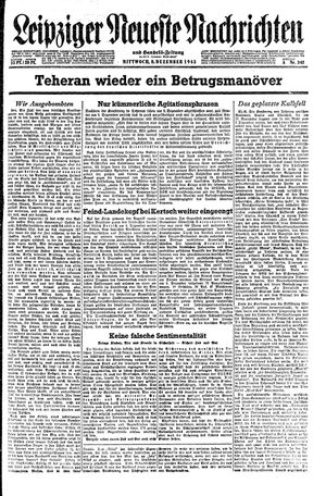 Leipziger neueste Nachrichten und Handelszeitung  vom 08.12.1943