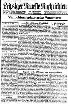 Leipziger neueste Nachrichten und Handelszeitung  vom 17.12.1943