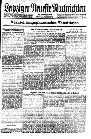 Leipziger neueste Nachrichten und Handelszeitung  on Dec 17, 1943