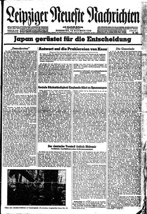 Leipziger neueste Nachrichten und Handelszeitung  vom 18.12.1943