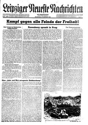 Leipziger neueste Nachrichten und Handelszeitung  vom 17.01.1944
