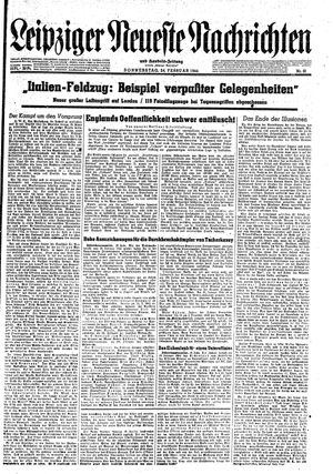 Leipziger neueste Nachrichten und Handelszeitung  vom 24.02.1944