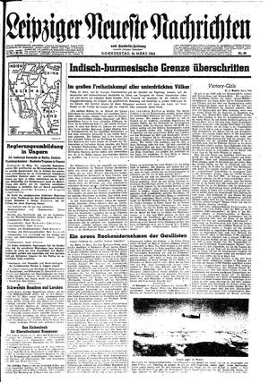 Leipziger neueste Nachrichten und Handelszeitung  vom 23.03.1944