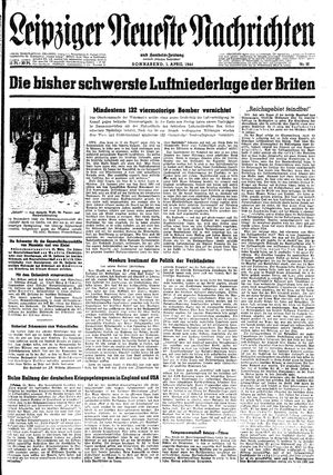 Leipziger neueste Nachrichten und Handelszeitung  on Apr 1, 1944