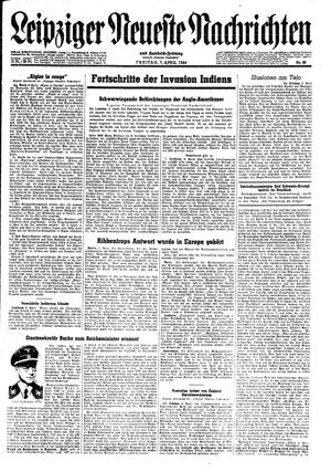 Leipziger neueste Nachrichten und Handelszeitung  vom 07.04.1944