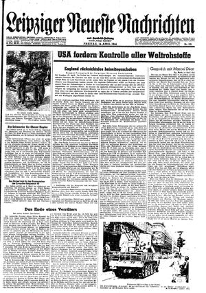 Leipziger neueste Nachrichten und Handelszeitung  vom 14.04.1944