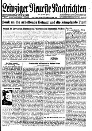 Leipziger neueste Nachrichten und Handelszeitung  vom 30.04.1944