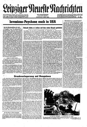 Leipziger neueste Nachrichten und Handelszeitung  vom 08.05.1944