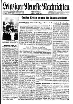 Leipziger neueste Nachrichten und Handelszeitung  on Jun 12, 1944