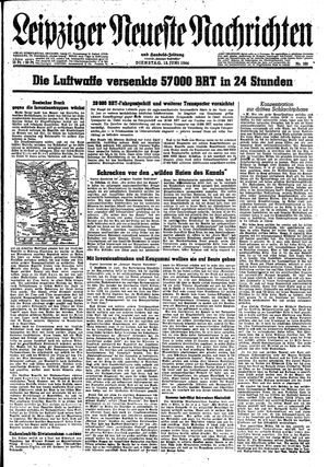 Leipziger neueste Nachrichten und Handelszeitung  vom 13.06.1944