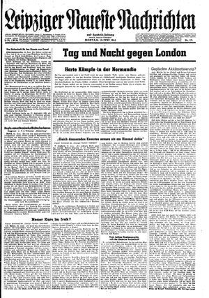 Leipziger neueste Nachrichten und Handelszeitung  on Jun 19, 1944