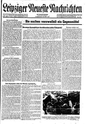 Leipziger neueste Nachrichten und Handelszeitung  vom 20.06.1944