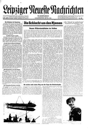 Leipziger neueste Nachrichten und Handelszeitung  vom 20.07.1944