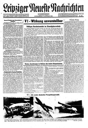 Leipziger neueste Nachrichten und Handelszeitung  on Aug 12, 1944