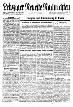 Leipziger neueste Nachrichten und Handelszeitung  on Sep 2, 1944