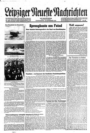 Leipziger neueste Nachrichten und Handelszeitung  vom 16.09.1944