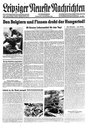 Leipziger neueste Nachrichten und Handelszeitung  vom 29.10.1944