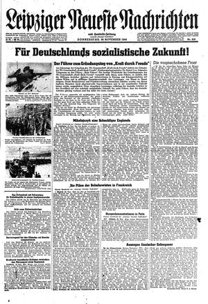 Leipziger neueste Nachrichten und Handelszeitung  on Nov 30, 1944