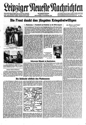 Leipziger neueste Nachrichten und Handelszeitung  on Dec 6, 1944