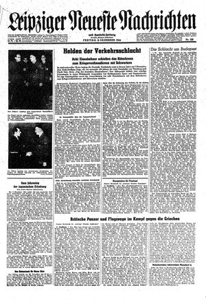 Leipziger neueste Nachrichten und Handelszeitung  vom 08.12.1944