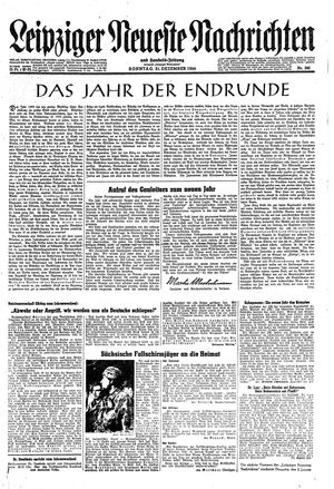 Leipziger neueste Nachrichten und Handelszeitung  on Dec 31, 1944