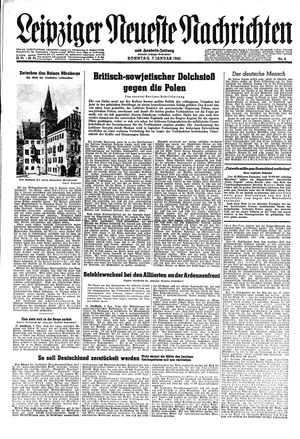 Leipziger neueste Nachrichten und Handelszeitung  on Jan 7, 1945