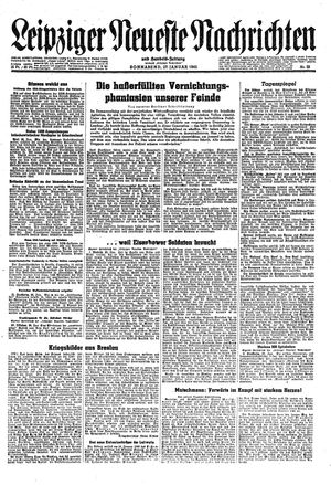 Leipziger neueste Nachrichten und Handelszeitung  on Jan 27, 1945