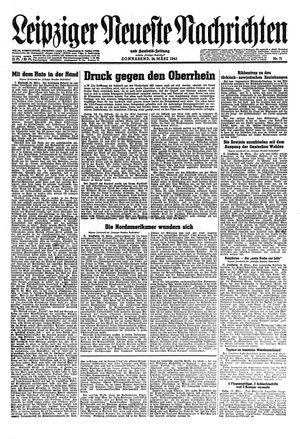 Leipziger neueste Nachrichten und Handelszeitung  vom 24.03.1945