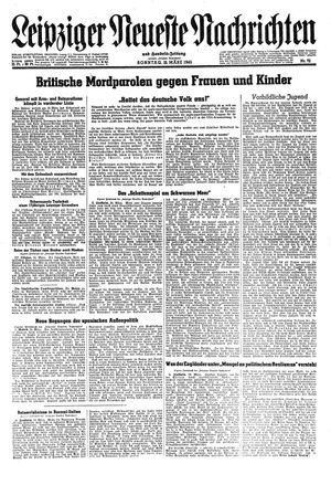 Leipziger neueste Nachrichten und Handelszeitung  vom 25.03.1945