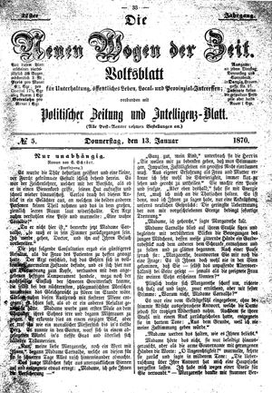 Neue Wogen der Zeit on Jan 13, 1870