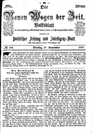 Neue Wogen der Zeit on Sep 27, 1870