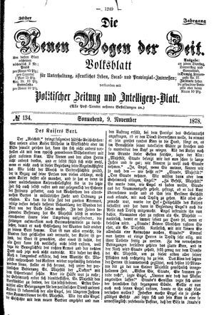 Neue Wogen der Zeit on Nov 9, 1878