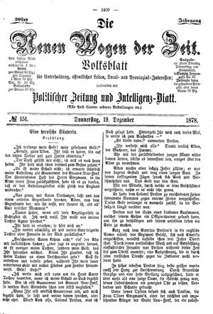 Neue Wogen der Zeit on Dec 19, 1878
