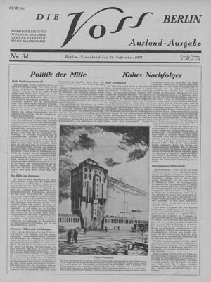 Die Voss on Sep 24, 1921