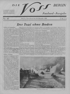 Die Voss vom 10.12.1921
