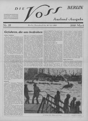 Die Voss vom 14.07.1923