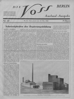 Die Voss vom 31.05.1924