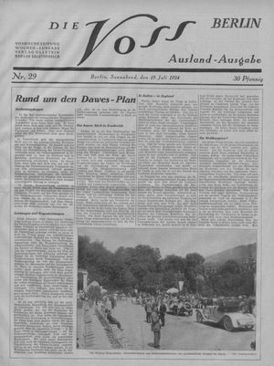 Die Voss vom 19.07.1924