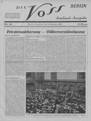 Die Voss on Sep 6, 1924
