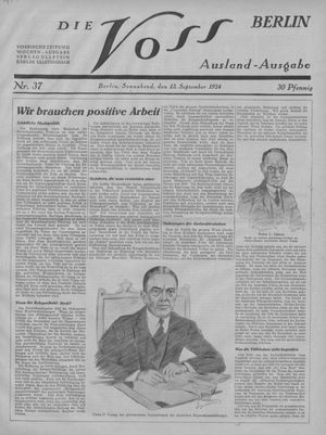 Die Voss vom 13.09.1924