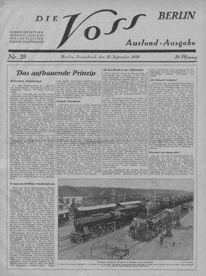 Die Voss vom 27.09.1924
