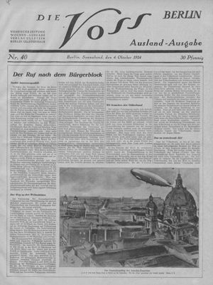 Die Voss vom 04.10.1924