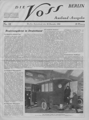 Die Voss vom 20.12.1924