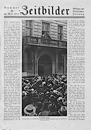 Zeitbilder vom 25.05.1919