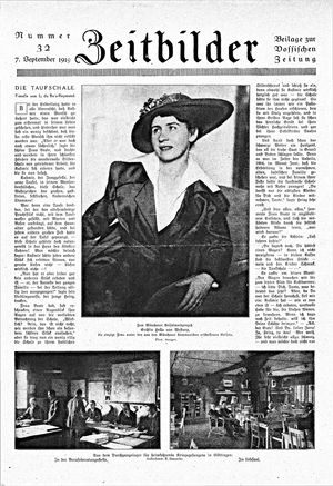 Zeitbilder on Sep 7, 1919