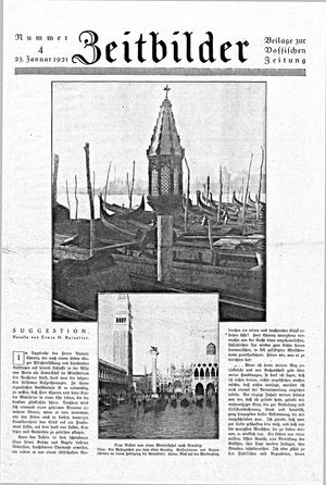 Zeitbilder on Jan 23, 1921