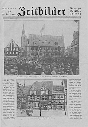 Zeitbilder vom 30.04.1922