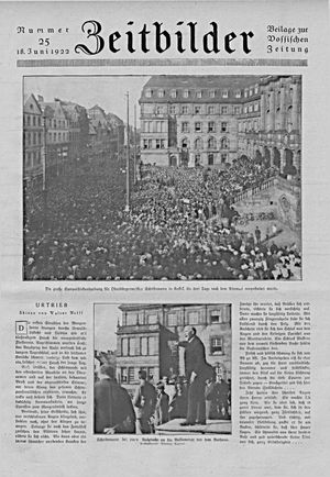 Zeitbilder on Jun 18, 1922